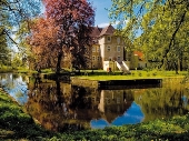 Wasserschloss Mellenthin mit seinem Wassergraben